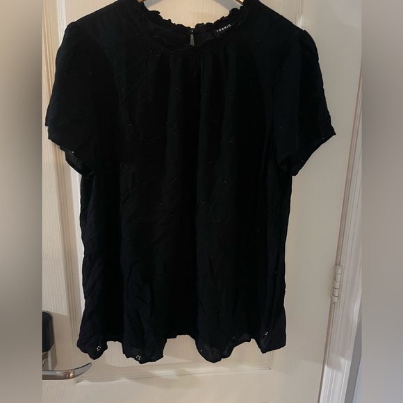 Torrid Black Eyelet Blouse - Picture 3 of 5